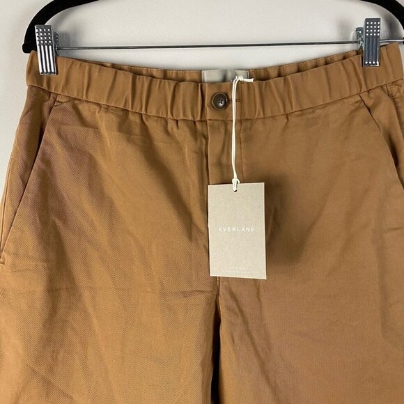 Everlane The Pull-On Performance Chino Shorts Mens Medium Brown - Picture 2 of 10